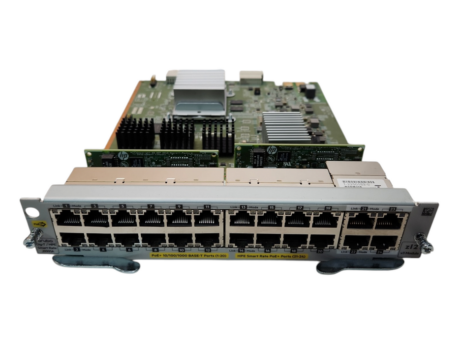 HPE/Aruba J9991A 20-port Gig-E PoE+ 4-port 1/2.5/5/XGT zl2 v3 Module