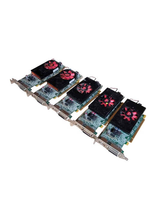 Lot of 5x Graphics Cards – AMD Radeon (Low Profile)
