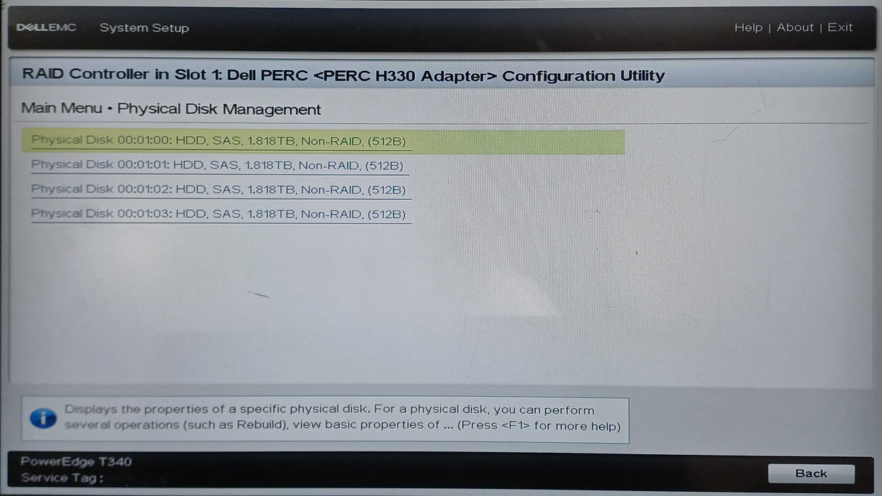 Dell PowerEdge T340 8x3.5", Xeon E-2174G, 48GB DDR4, PERC H330, 4x2TB SAS