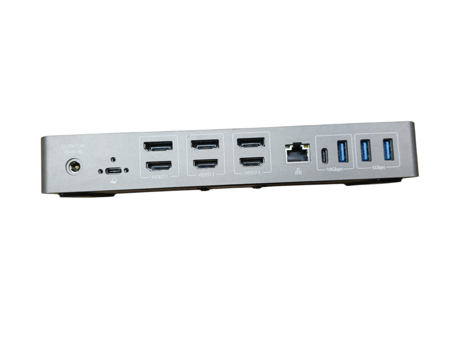 StarTech DK31C3HDPD USB-C & USB-A Dock 4k Triple Monitor Laptop