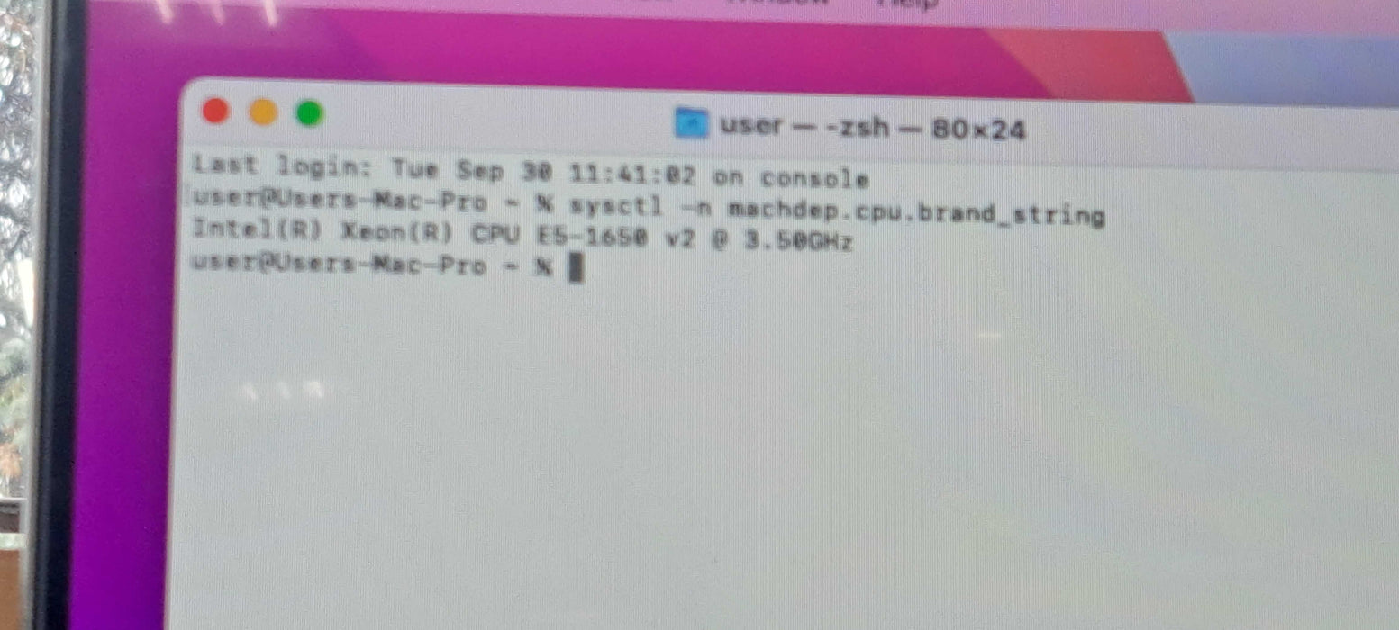 Mac Pro Model A1481 Xeon E5-1650 V2|32GB RAM|250GB SSD|AMD FirePro D500 3GB