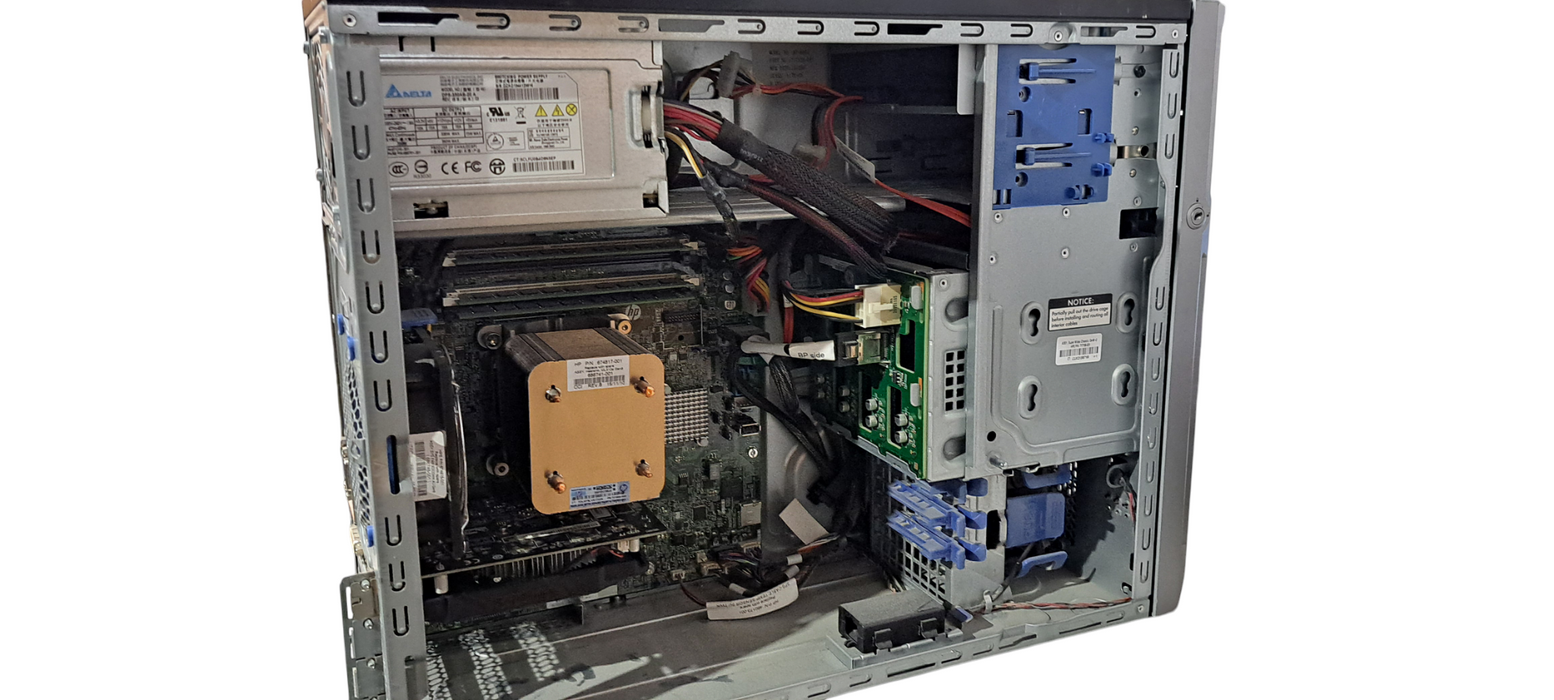 HP PROLIANT ML310E GEN8 V2 Server E3-1230 V3 CPU|16GB RAM|B120i|R7 250 2GB GPU