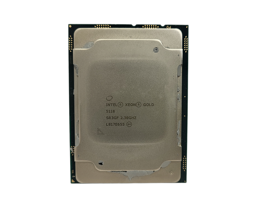 Intel Xeon Gold 5118 2.3Ghz 12Core 16.5MB LGA3647 CPU P/N: SR3GF Q$