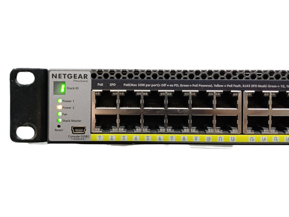 Netgear ProSafe GSM4352PS M4300-52G-PoE+ 48-Port L3 Managed Switch