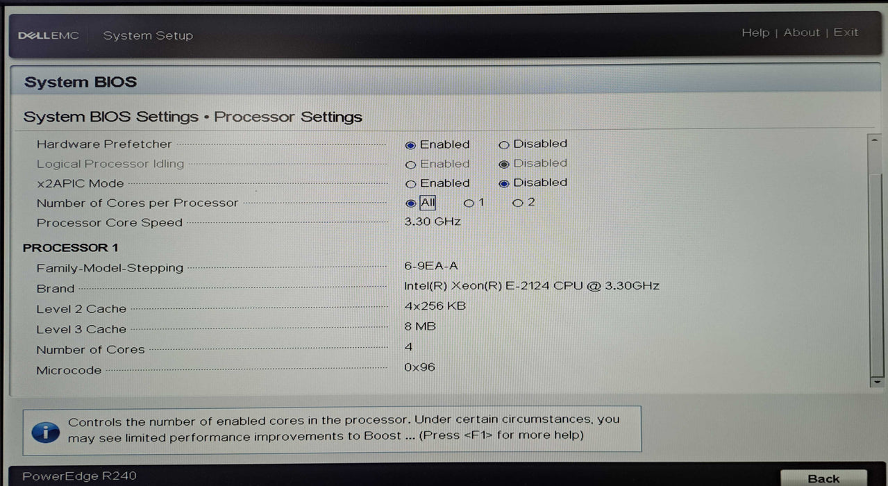Dell PowerEdge R240 4x 3.5" | Xeon E-2124 @3.30GHz, 16GB DDR4, H330 RAID )