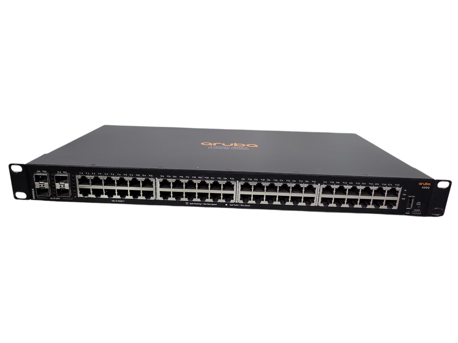 R8N86A HPE Aruba 6000 48G Class4 PoE 4SFP 370W Switch !