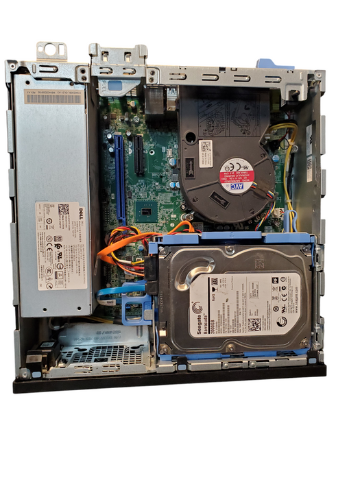 DELL OPTIPLEX 7050 SFF i7-7700@3.60GHz 8GB 256GB NVME 2TB HDD DVDRW NO OS