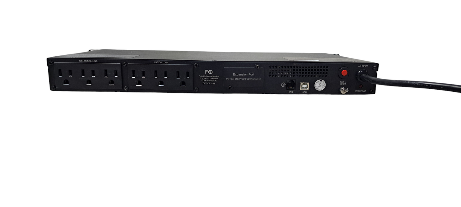 Middle Atlantic Products UPS-S500R Rackmount Uninterruptible Power Supply READ