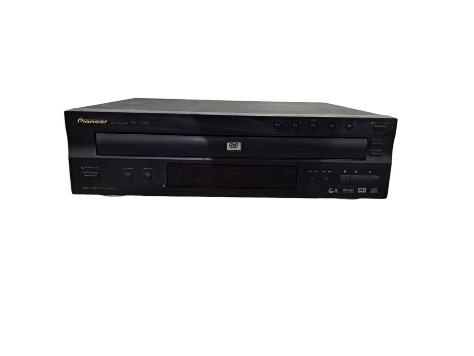 Pioneer DV-C503 5 Disc Carousel Changer DVD/CD Player READ