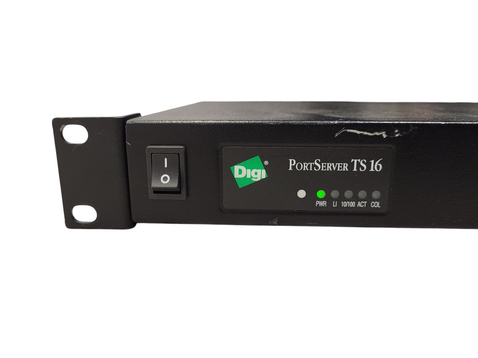 Digi PortServer TS 16 16-Port Ethernet Terminal Server 50001185-01 $