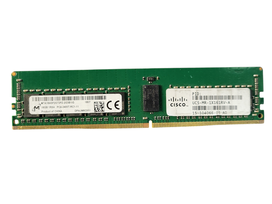 Micron 16GB 2RX4 PC4-2400T-R DDR4 Server RAM Q$