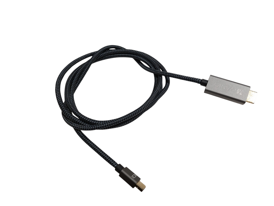 IVANKY 7 Foot Braided Cable HDMI to Mini Display Port  =