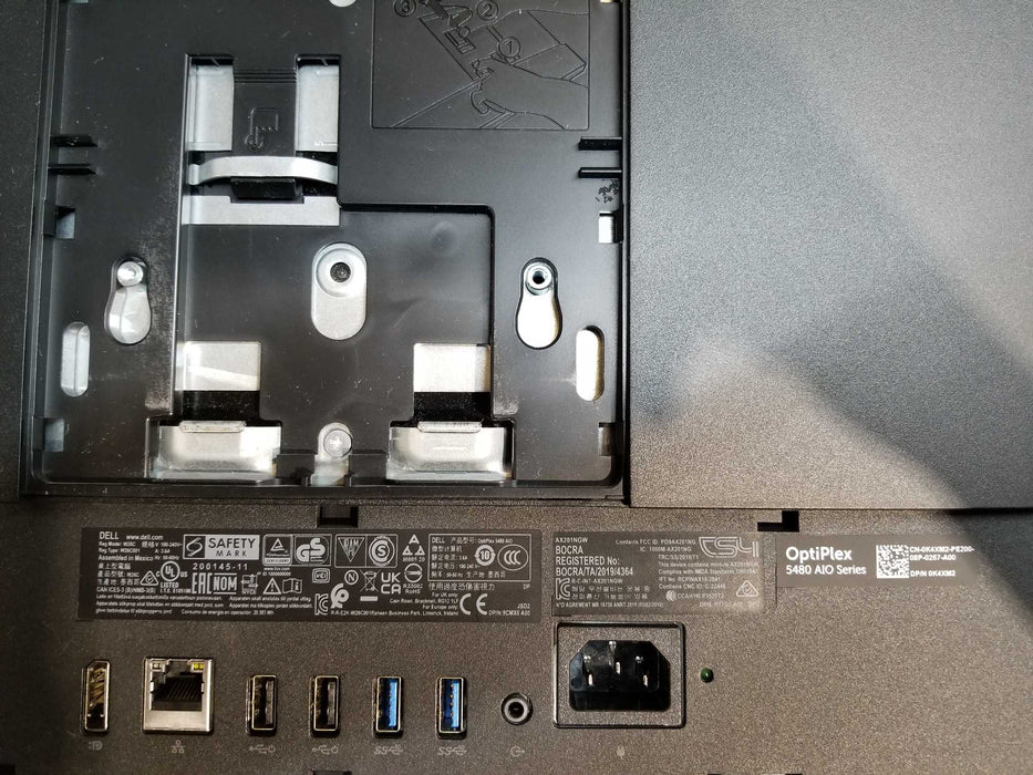 Dell OptiPlex 5480 AiO Intel i5-10500T CPU 2.30GHz 8GB RAM No HDD
