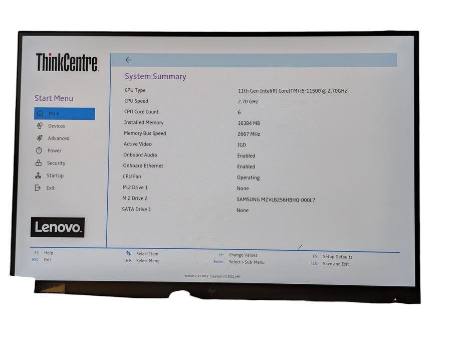 Lenovo ThinkCentre M90q Gen 2 Intel Core i5-11500 16GB RAM 256GB NVMe  -