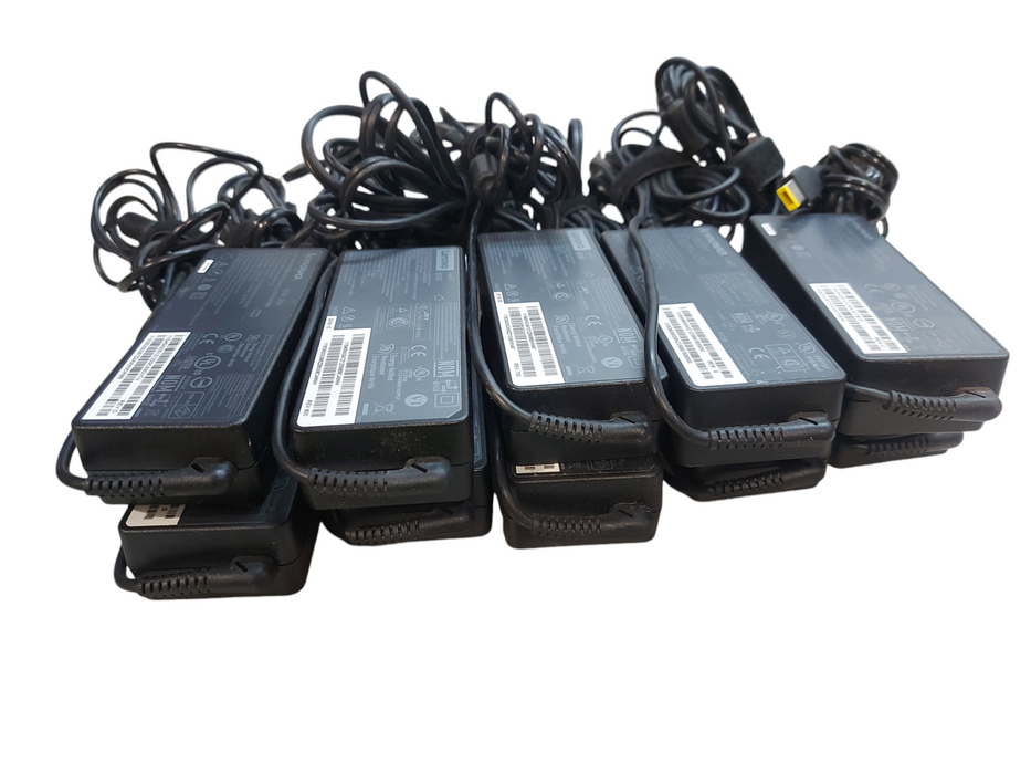 Lot 10x 20V 4.5A 90W Genuine Lenovo Square Pin Power Adapters