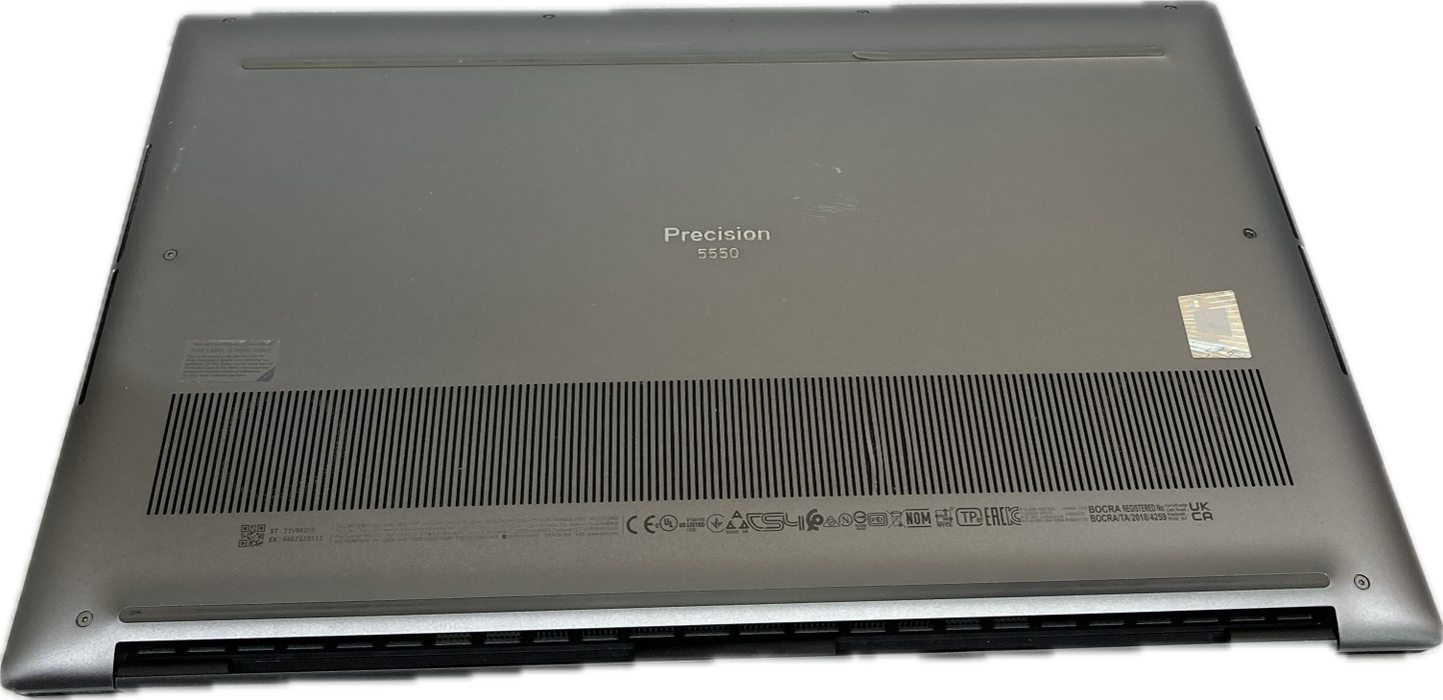 Dell Precision 5550 4K TOUCH i7-10750H QUADRO T1000 GPU 16GB 256SSD READ!   Lap200