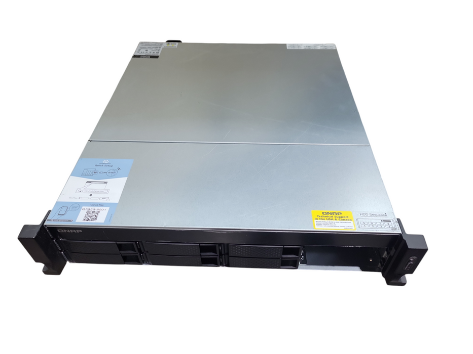 QNAP TS-873U-RP 8-Bays NAS 8GB RAM w/ 6x 1TB HDDs !