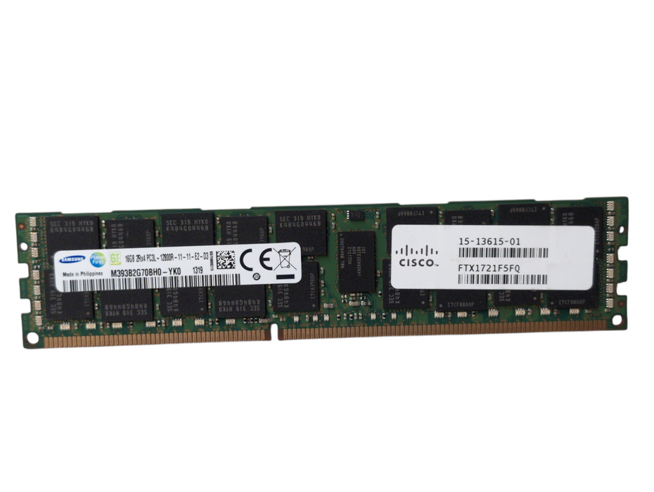 16GB DDR3 Server RAM Memory Samsung 16GB 2Rx4 PC3L-12800R-11-11-E2-D3 Q-
