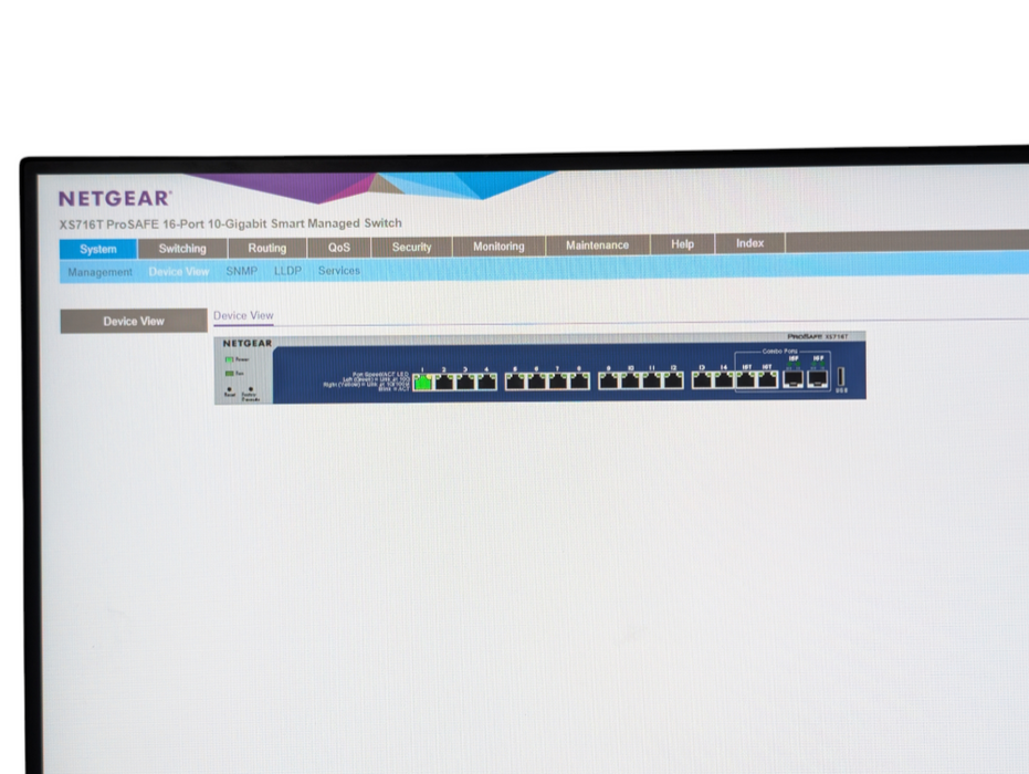 NETGEAR XS716T ProSAFE 16-Port 10-Gigabit Smart Managed Switch -