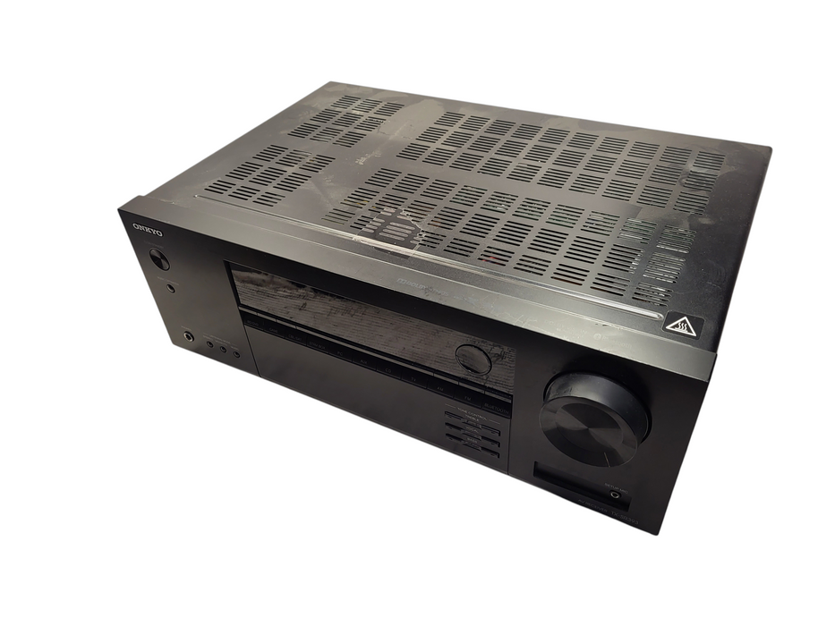 Onkyo TX-SR393 5.2-Channel AV 4K Ultra HD Receiver Black READ $