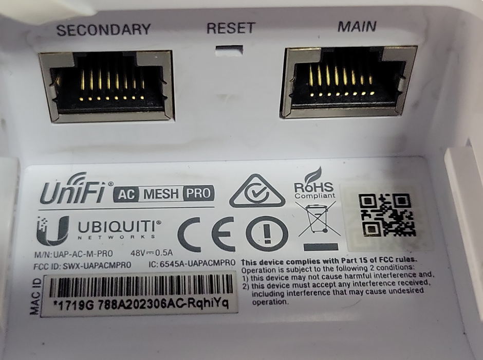 Ubiquiti Networks Unifi UAP-AC-M-PRO AC Mesh Pro Outdoor Dual-Band AP, READ _
