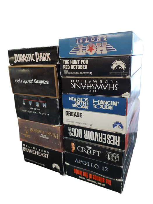 Bundle of 14 Movies VHS Collection  =