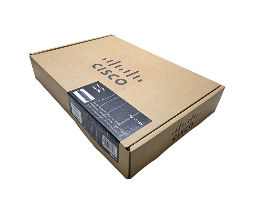 Cisco SG350-10P-K9-NA 10-Port Gigabit PoE Managed Switch (New Open Box) )