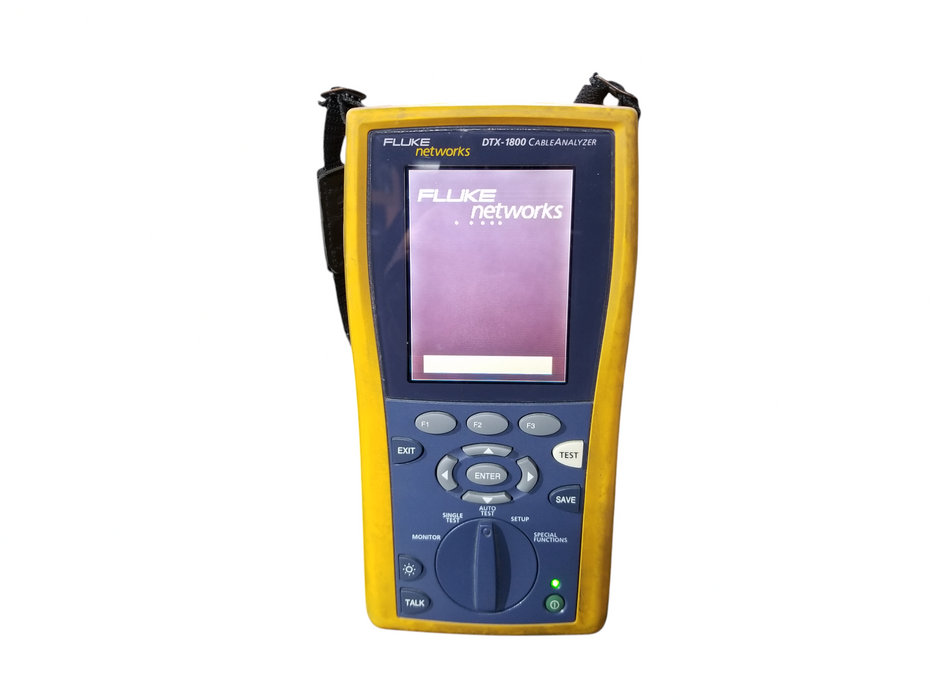 Fluke Networks DTX-1800 CableAnalyzer & SmartRemote + 2x DTX-PLA002 Link Adapter