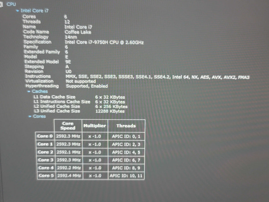 Alienware m15 R2 i7-9750H 32GB DDR4 RTX 2060 256GB NVMe No Battery  β Lap200