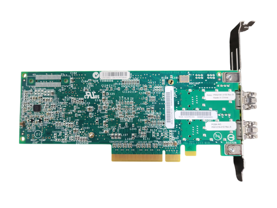IBM 00E0806 Adapter PCIe 8GB Fibre Channel 2-Port 577D Low Profile !