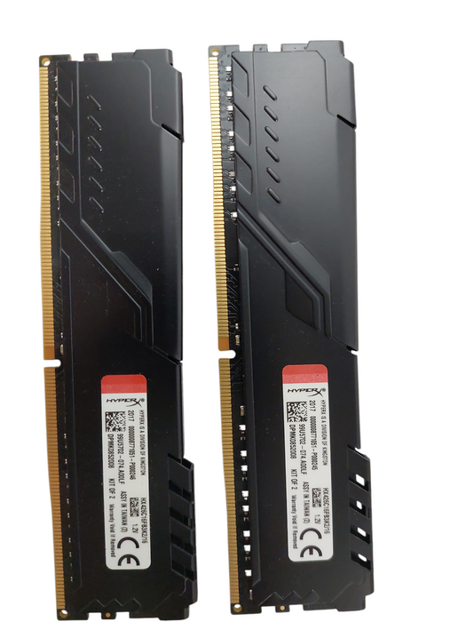 Hyper X FURY DDR4 RAM Kit of 2 8GB (16GB)  HX426C16FB3K2/16 =