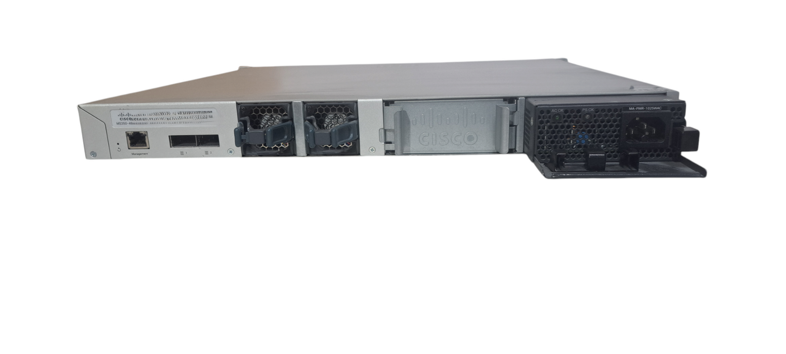 Cisco Meraki MS350-48FP Gigabit Ethernet PoE Switch W/1025W PSU| Unclaimed Q