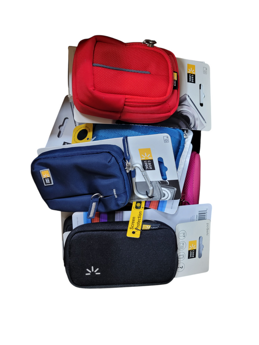 LOT of 17x Case Logic Camera Cases, Straps & Accessories & KODAK,