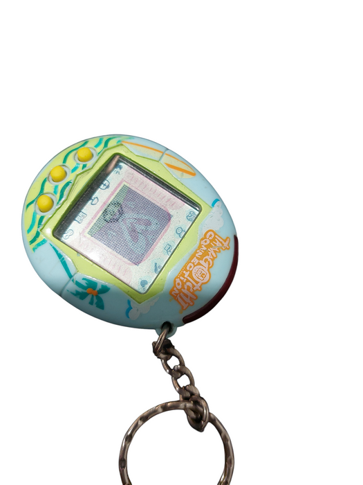2 TAMAGOTCHI's Connection Beach Day & Silver/Black Bandai 2004 =