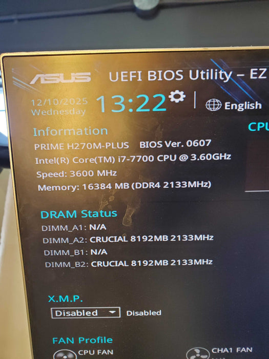 Custom PC | Asus Prime H270M-PLUS  i7-7700, 16GB DDR4 2X 1TB HDD NO OS