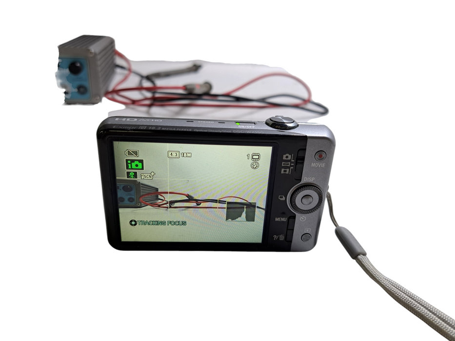 Sony Cyber Shot DSC-WX150 18.2 MP Digital Camera w/ Battery )