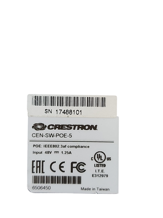 Lot 16x CRESTRON CEN-SW-POE-5 5 Ports Gigabit Network Switch