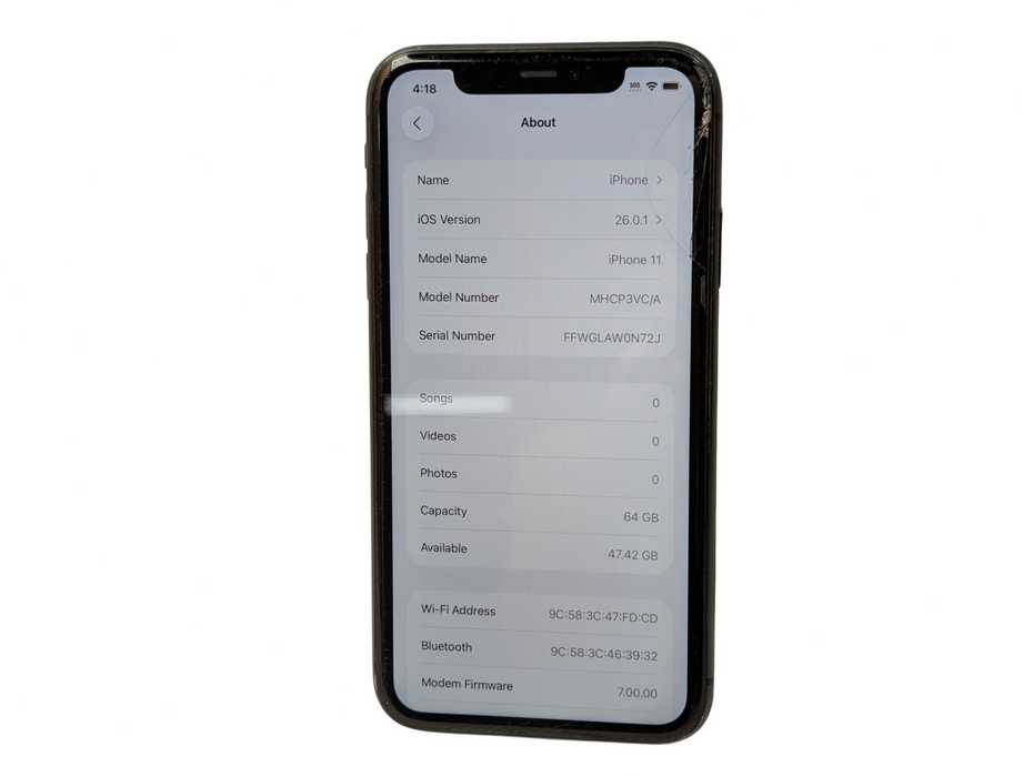 Apple iPhone 11 64GB UNLOCKED Please READ  -