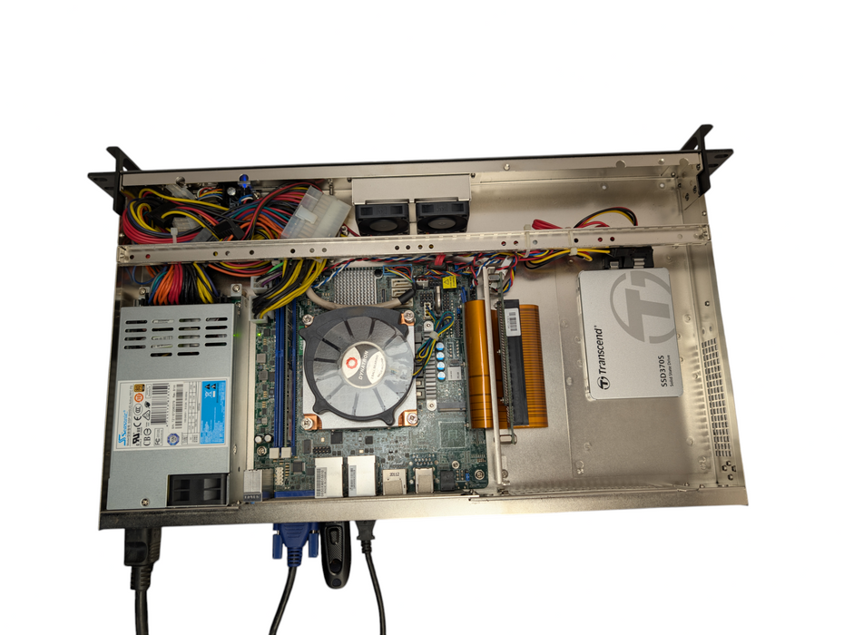 ASRock C246 WSI Low Power 1U Rack PC Intel Core i3-8100 8GB RAM 60GB SSD  -