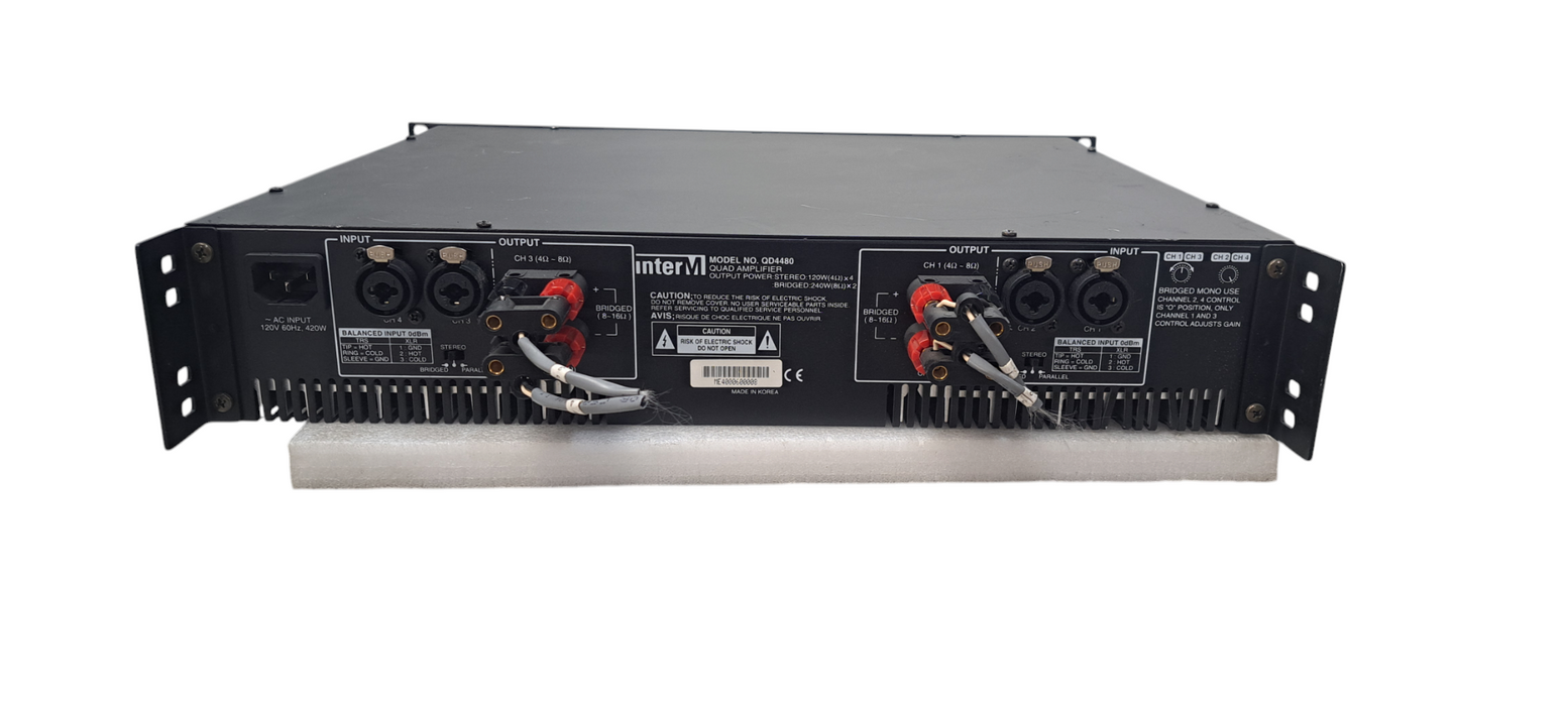 Inter-M QD-4480 Quad Power Amplifier