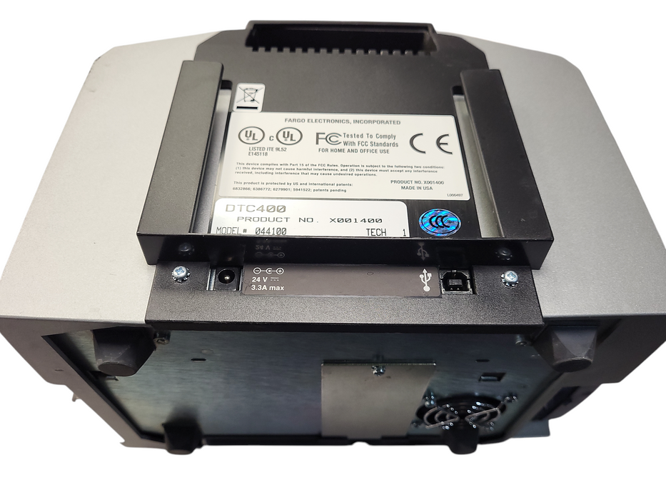 FARGO DTC400 044100 HID Global Fargo DTC400 Single Sided ID Card Printer No $