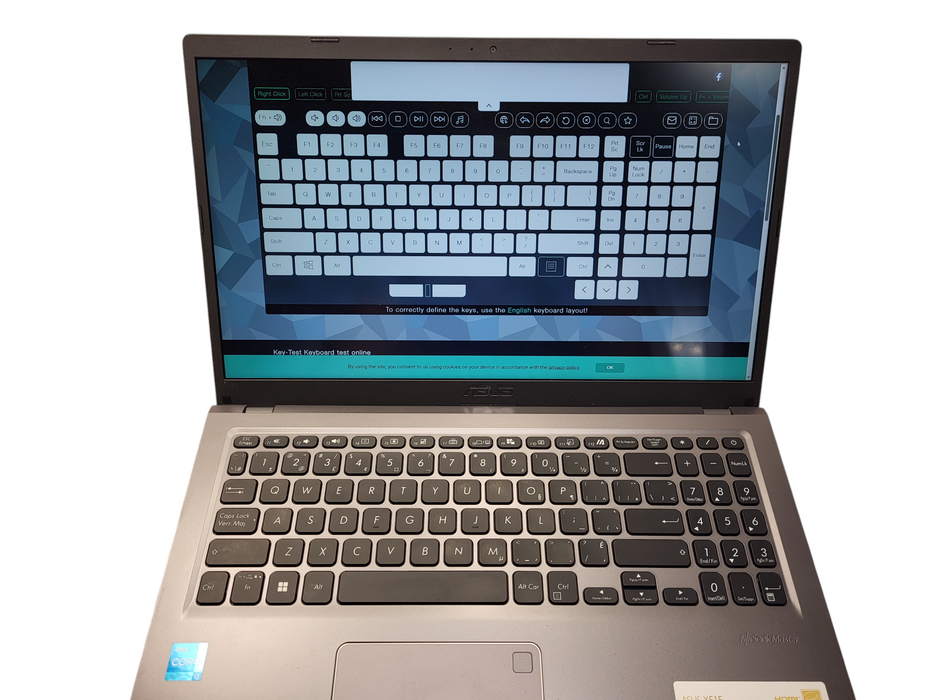 Asus X515 15.6" Display Screen Intel Core i3-1115G4 8GB RAM 256GB NVMe $ Lap200