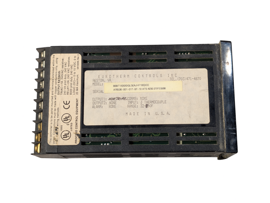 Lot of 2x Eurotherm 808 Themperature Controller Please READ  -