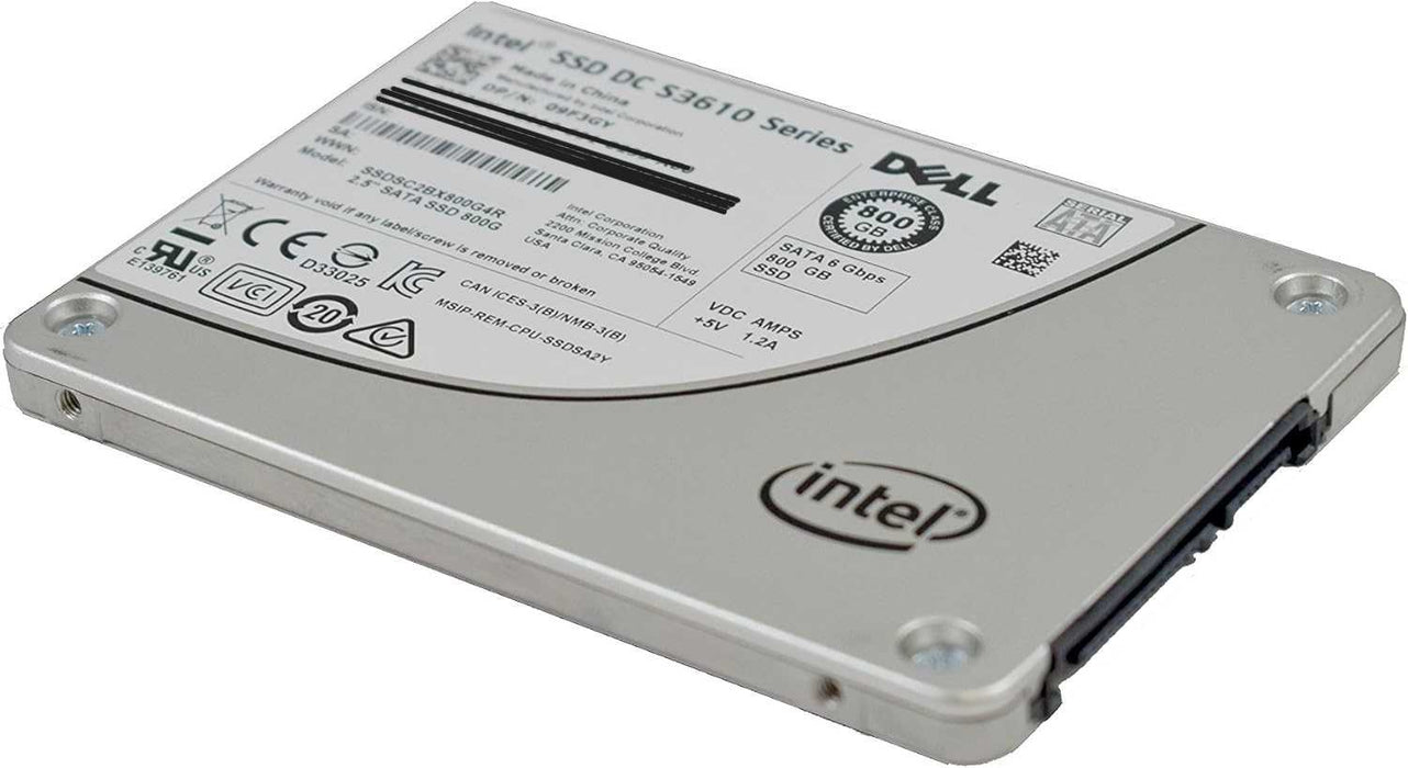 800GB  SATA 2.5" 7mm Intel / Dell SSD - Assorted models Q+