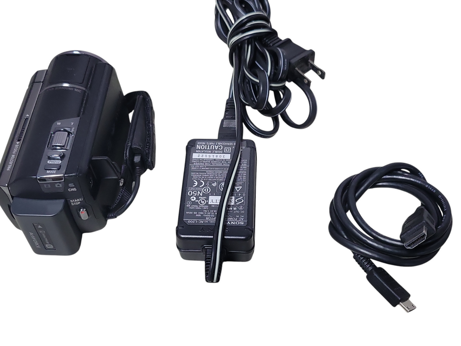 Sony HDR-PJ600E 20.4MP 220 GB HDD HD Camcorder with/ Charger and case _