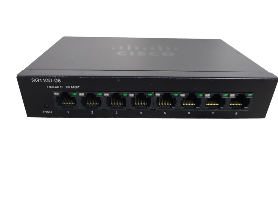 Cisco SG110D-08 8-Port Gigabit Desktop Switch !