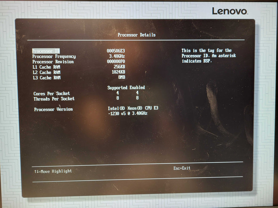Lenovo System X3250 M6 1U 4x 3.5" Xeon E3-1230 v5 No RAM/HDD $