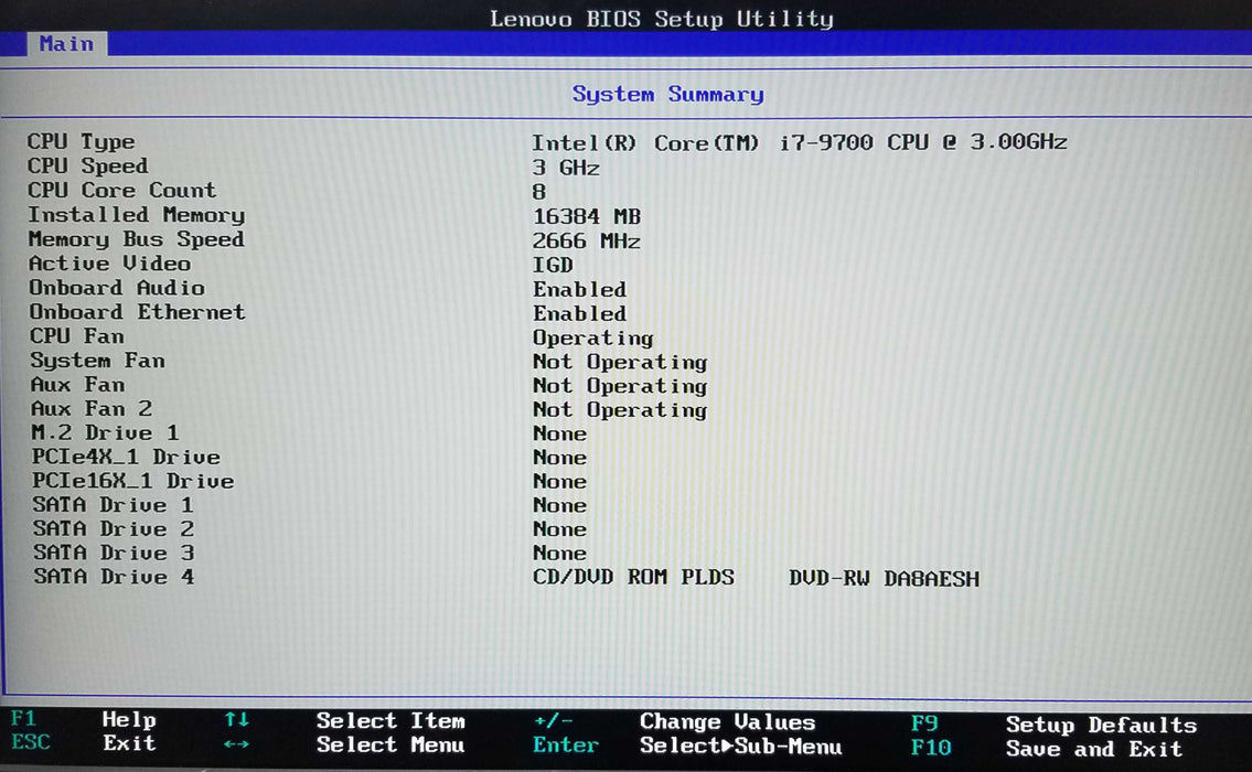 Lenovo ThinkStation P330 SFF Intel i7-9700 CPU 3.00GHz 16GB RAM -  No HDD Q