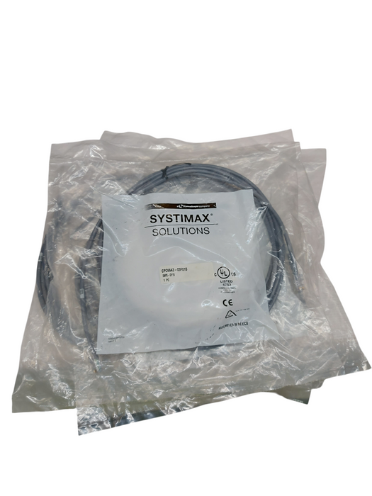 LOT 4x COMMSCOPE CPC6642-03F015 15ft Cat 5e RJ45 Patch Cord – Gray
