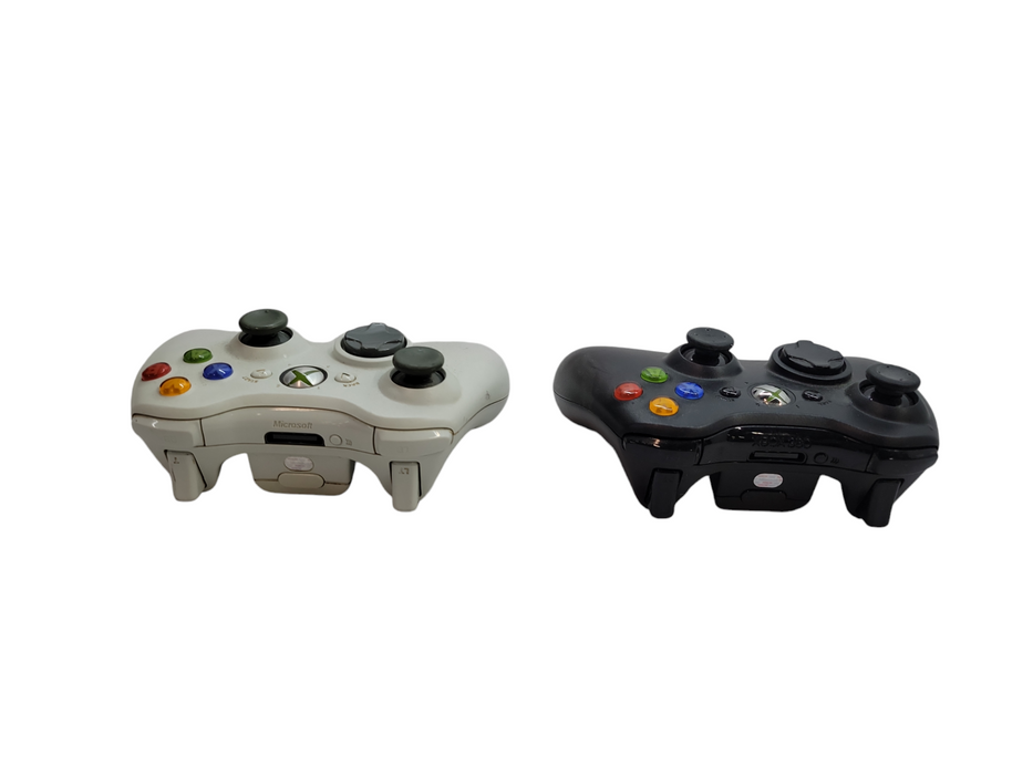 Lot of 2x - XBOX 360 GAME WIRELESS CONTROLLER  %